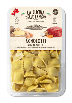 Classic italian meat agnolotti