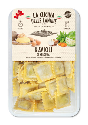 Classic italian meat agnolotti