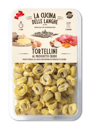 Tortellini with prosciutto