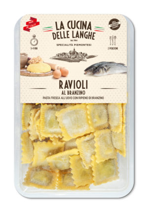 Classic italian meat agnolotti