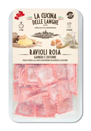 Meat and vegetable ravioli